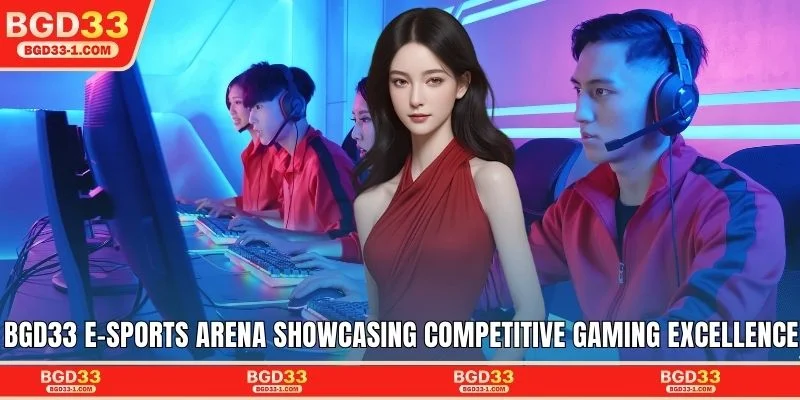 BGD33 e-Sports arena showcasing competitive gaming excellence