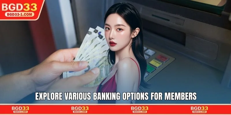 Explore various banking options for members