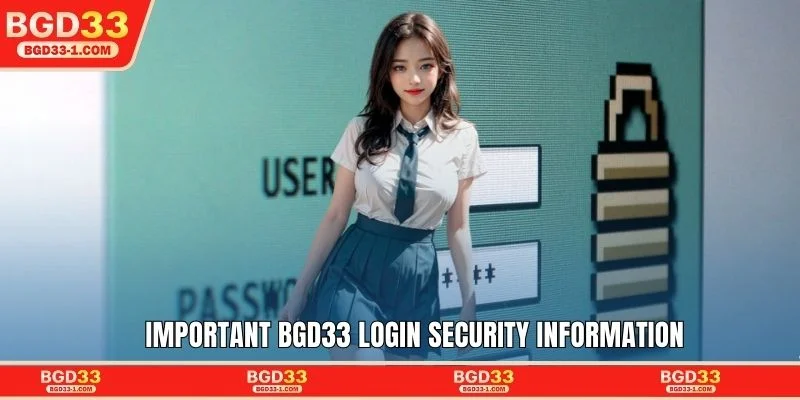 Important BGD33 login security information