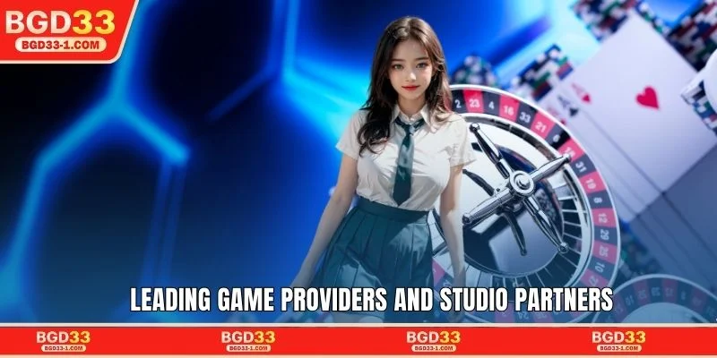 Leading game providers and studio partners