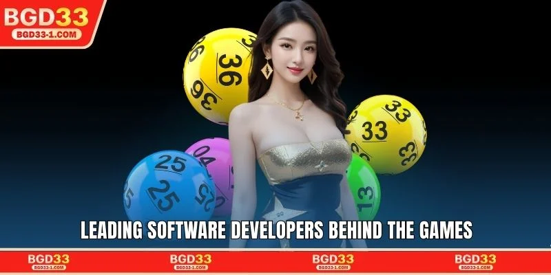 Leading software developers behind the games