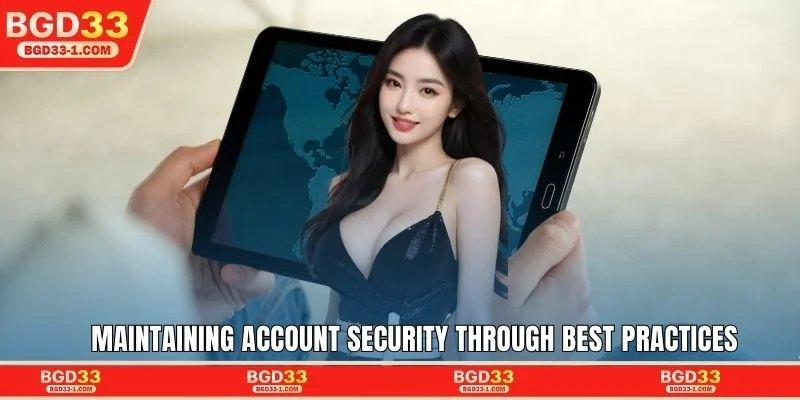 Maintaining account security through best practices