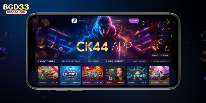 The CK44 App is a digital platform designed to deliver a comprehensive online gaming and betting experience.
