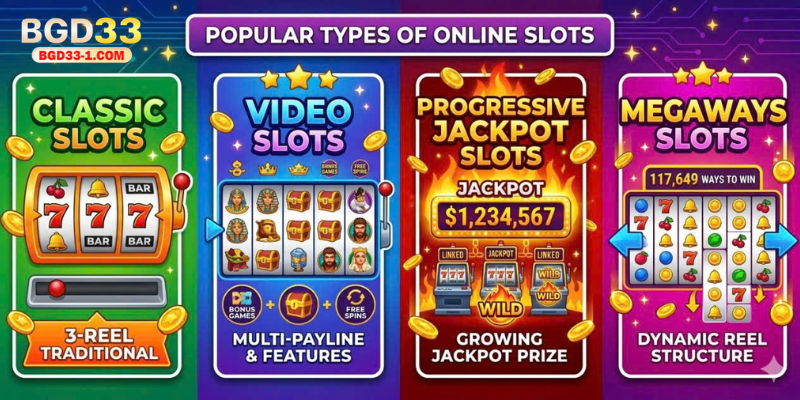 Popular Types of Online Slots